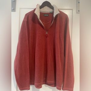 Extra soft Orvis quarter zip pullover